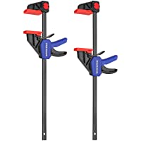 WORKPRO 2 Piezas Sargento de Barra Abrazadera de Barra Set de Sargentos Herramienta de Carpintero 2X de 450 MM